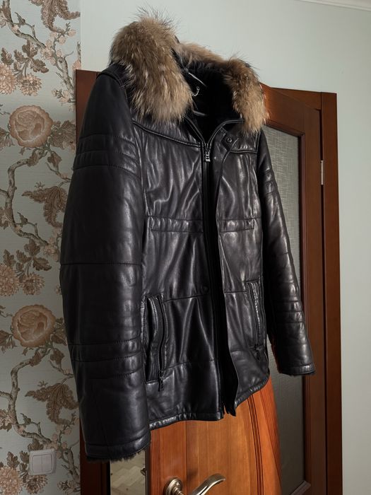 Шкіряна дублянка на овчині Dolmany