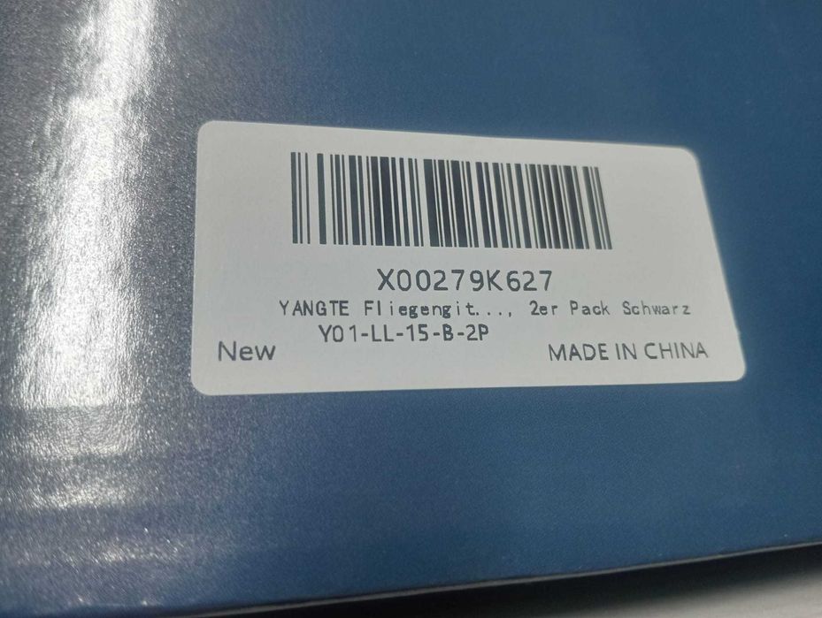 Pack 2 Redes Mosquiteiras Yangte 130x150cm – Pretas – NOVAS