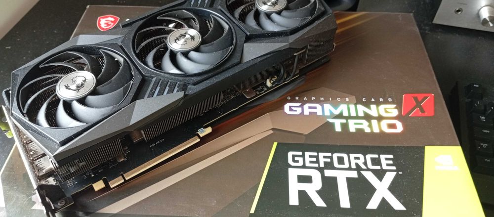 Placa gráfica gpu MSI gaming trio RTX3070