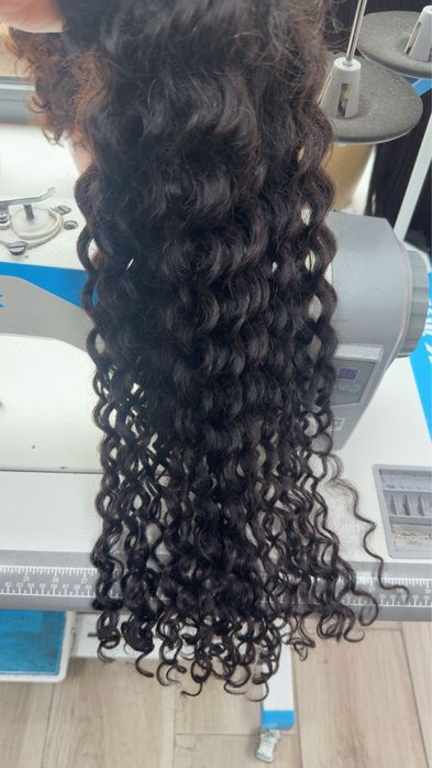 Cabelo humanho cacheado tamanho cumprido
