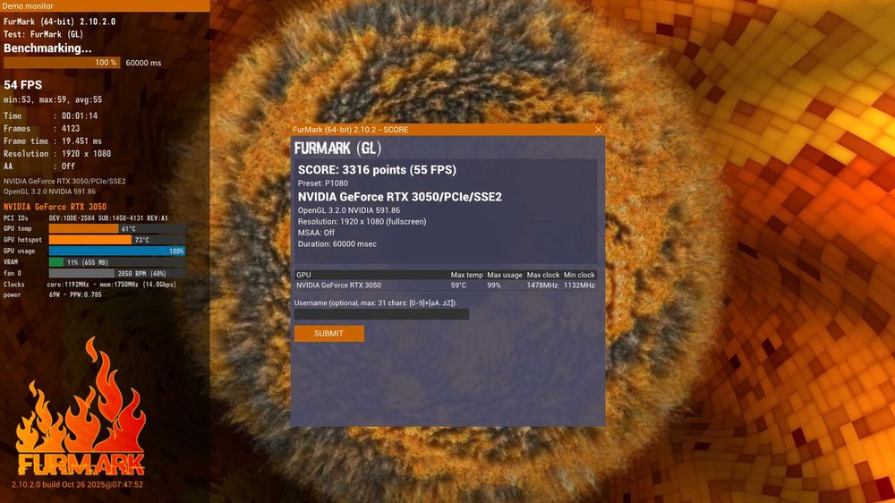 Gigabyte GeForce RTX 3050 Low Profile 6GB — Гарантія/Стан ідеал