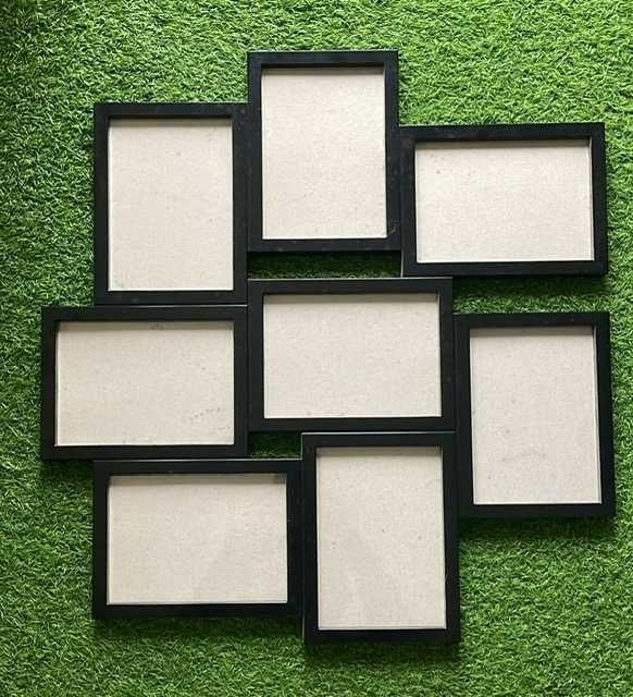 Conjunto de molduras em preto