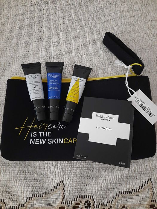 Sisley Hair Rituel - maska, szampon, la creme + kosmetyczka
