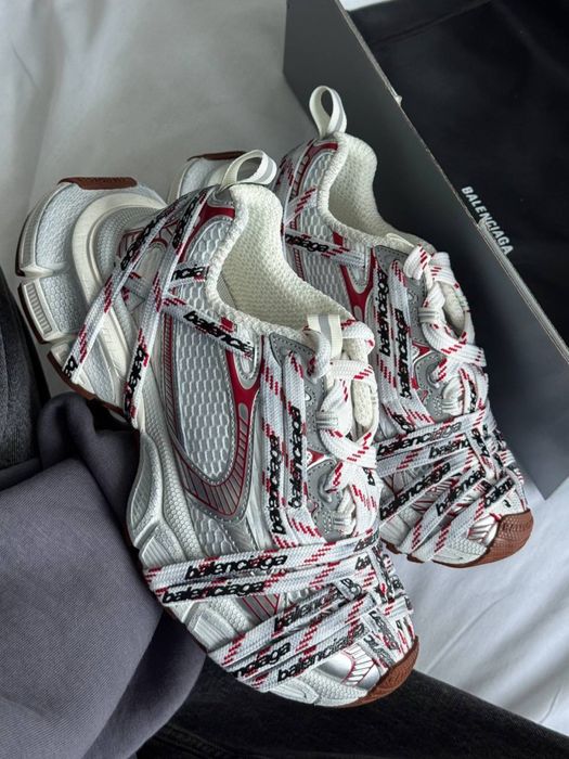 3XL Extreme Laces Red/White Logo 36-45