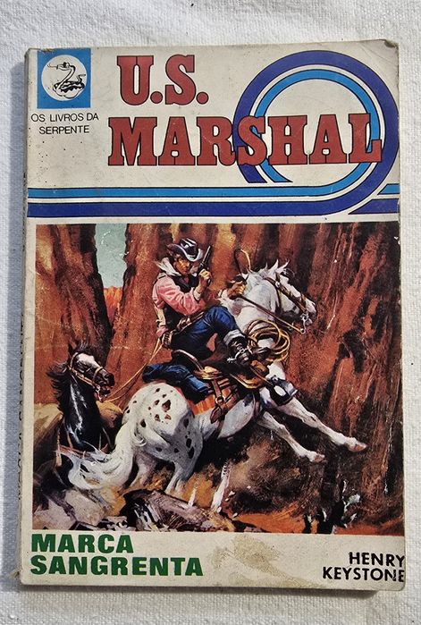 Livro U.S. Marshal 1977 (N°1 Henry Keystone - Marca Sangrenta)