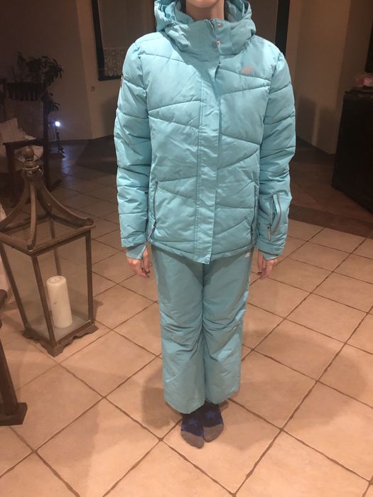 Kombinezon 4F 164 komplet, mięta, kurtka, spodnie narciarskie