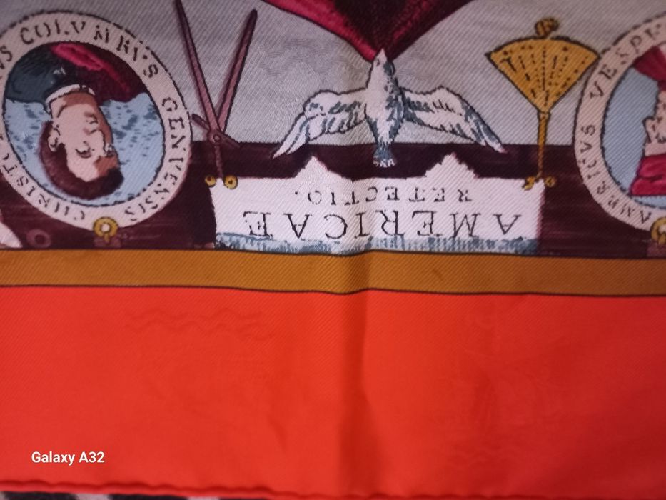 Apaszka-HERMES-PARIS-100 Procent oryginał-Stan-Idealny.