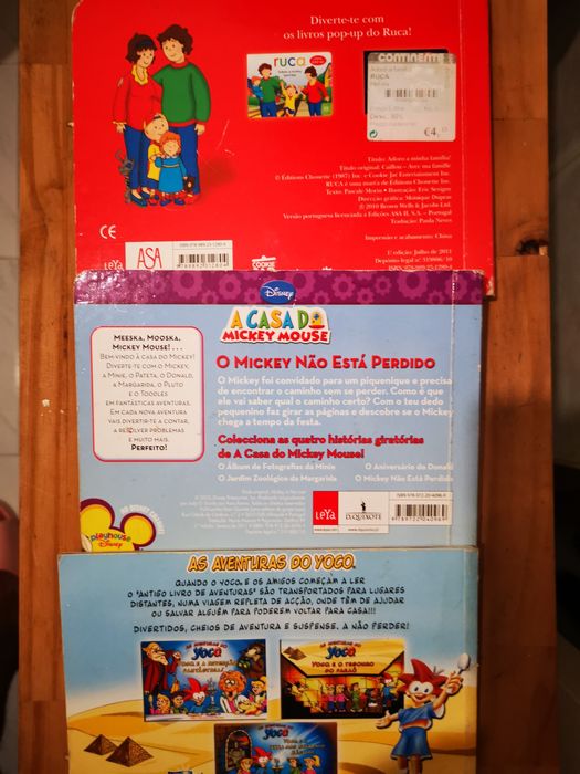 Conjunto 3 livros infantis