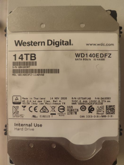 Disco rigido western Digital 14TB