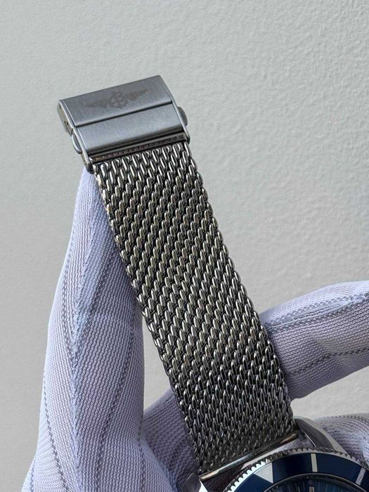 Швейцарские мужские часы Breitling B20 Silver-Blue