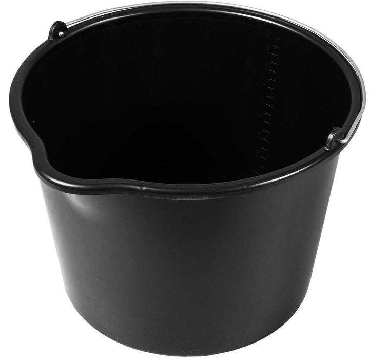 10szt Wiadro budowlane ogrodowe plastikowe 20 z lejkiem na wodę mocne