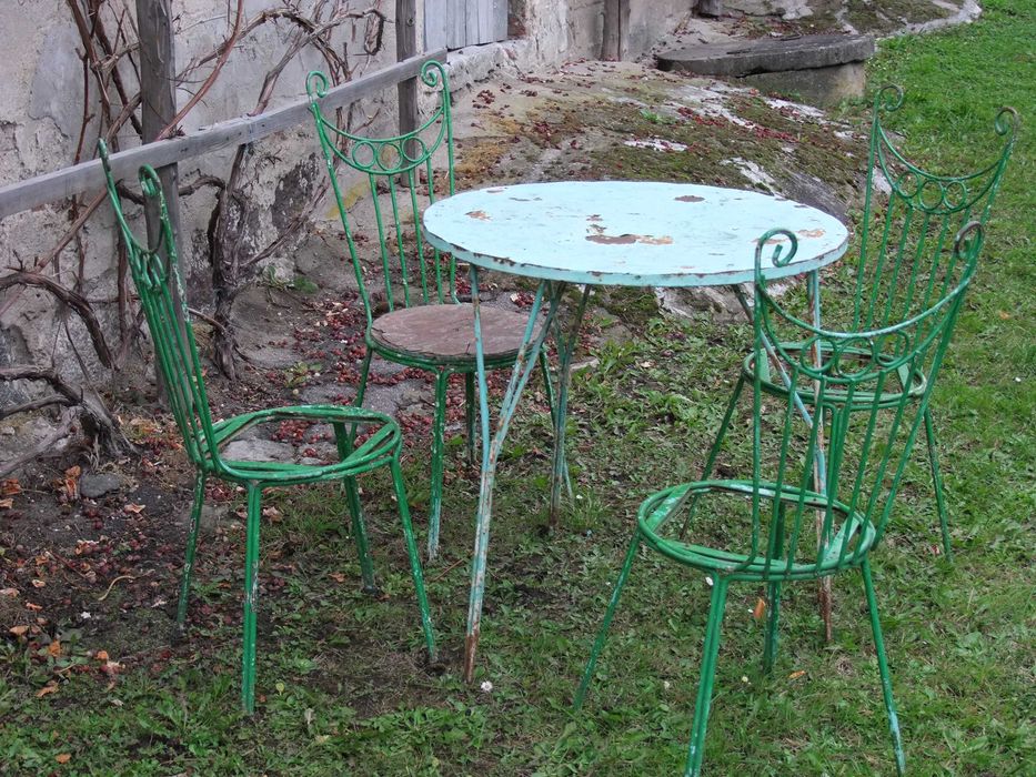 Zestaw krzeseł ogrodowych