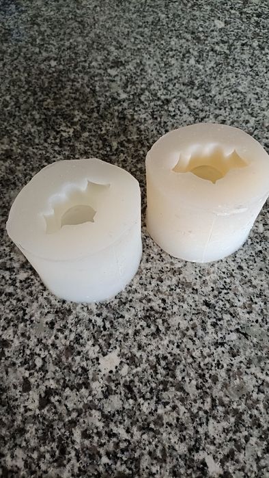 Moldes de silicone pra vela em formato de elefante