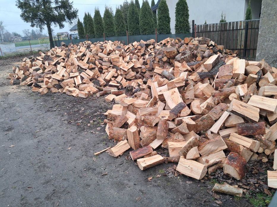 Drewno opalowe sosna gruba dziabana