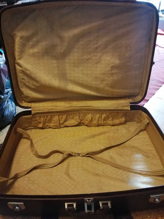 Malote em Pele Vintage Anos 50