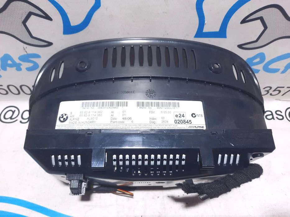 DISPLAY CENTRAL BMW SERIE 3 E91 TOURING 65829114362 9114362 E90 SEDAN