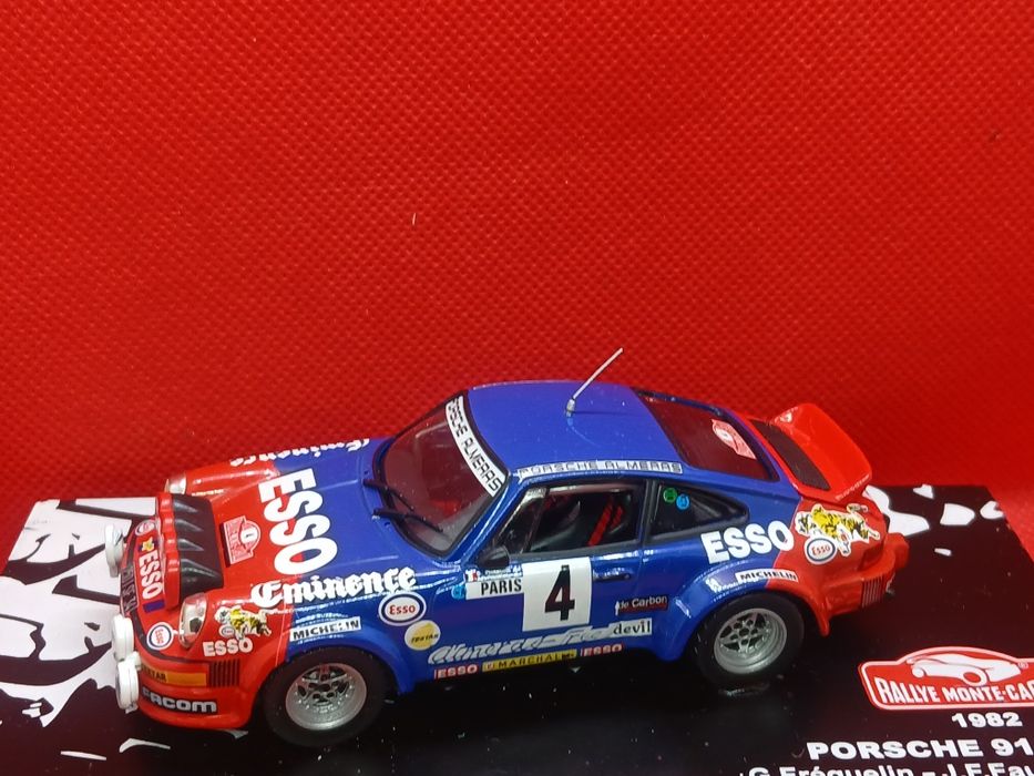 Miniaturas 1:43 Porsche de Ralies  novos, 9 diferentes
