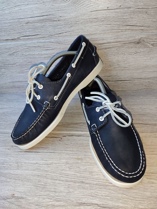 Sebago 44р туфли мужские топсайдеры мокасины кожаные Доминикана