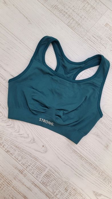 Strongpoint XS/S strong point bra top stanik zieleń