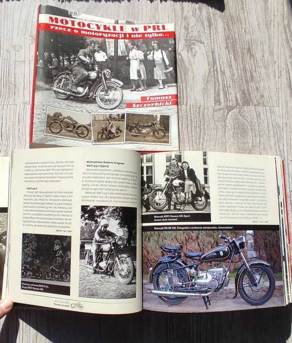 Motocykle w PRL książka WSK SHL Junak