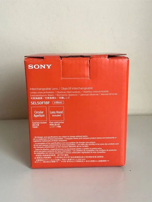 Objectiva Sony FE 1.8/50