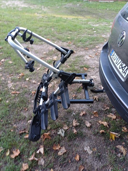 Bagażnik Uebler na trzy rowery elektryczne lub zwykłe