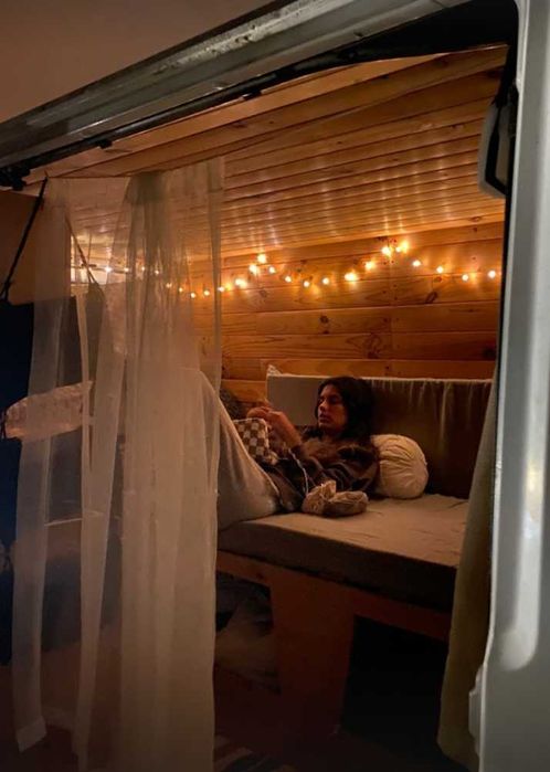 Carrinha Mercedes MB100 - TRANSFORMADA