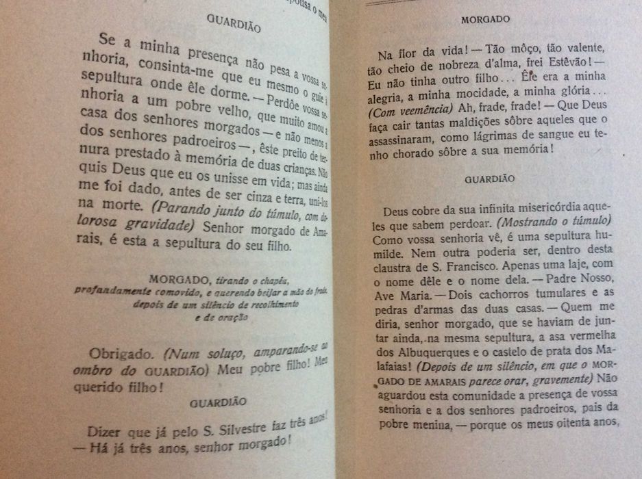 Júlio Dantas - O primeiro beijo. Peça em 1 acto, em proza, 1911