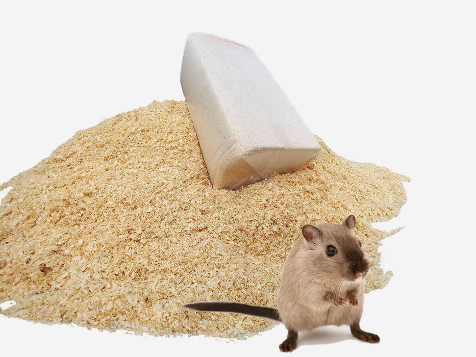 Trociny dla gryzoni, królików, ściółka dla gryzoni, psów odpylone 23kg