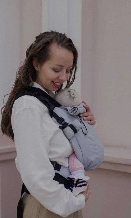 Ерго-рюкзак кенгуру Adapted Сільвер