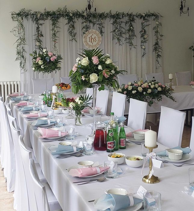 Dekoracje sali weselnej, kościoła, samochodu, ślub, chrzest, komunia