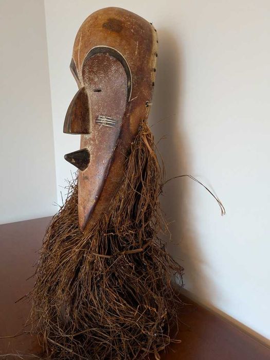 grande máscara tribal Africana - NGIL FANG - Gabão