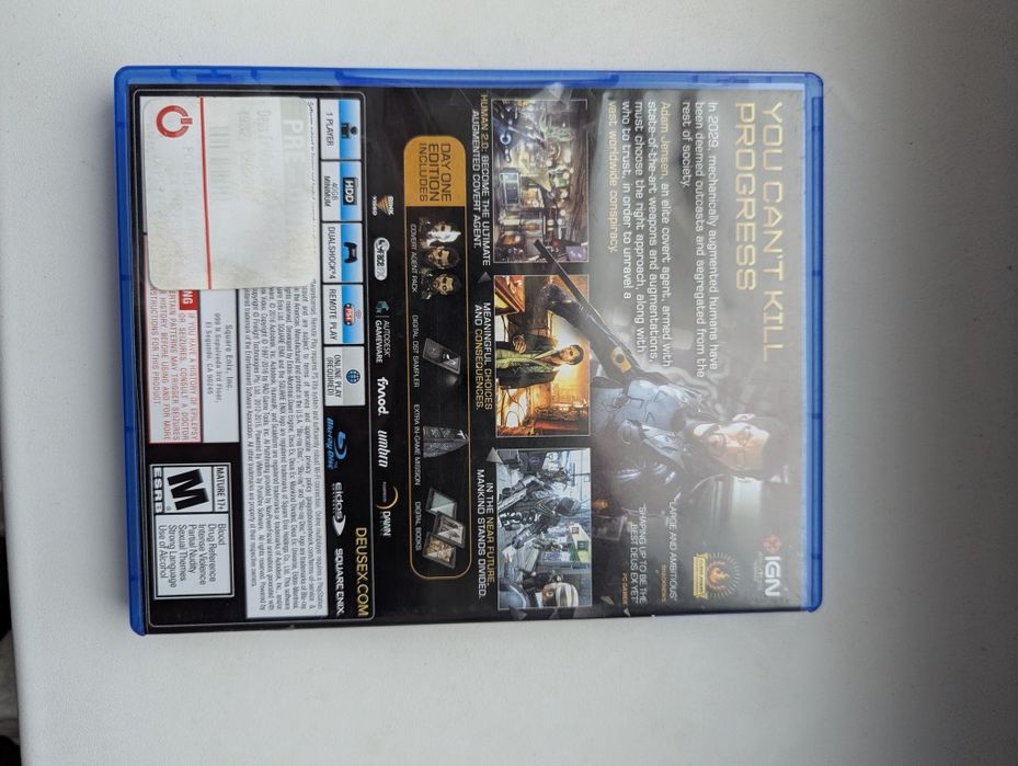 Deus Ex Mankind Divided ігри игры диски на PS4 PS5