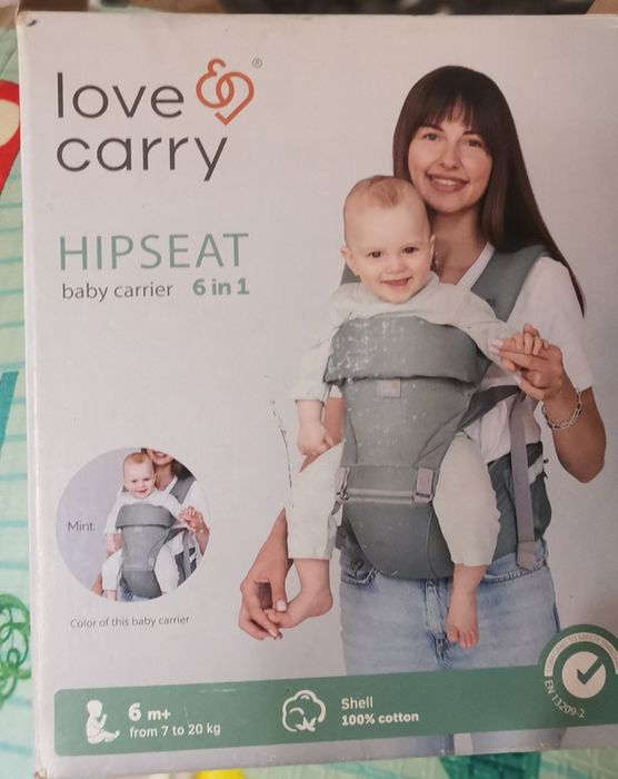 Хіпсіт (хипсит) hip seat Love & carry 6in1 переноска ерго (эргорюкзак)