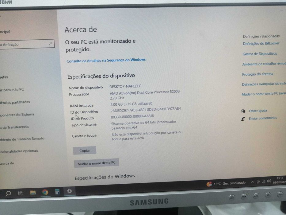 Computador (torre+monitor)