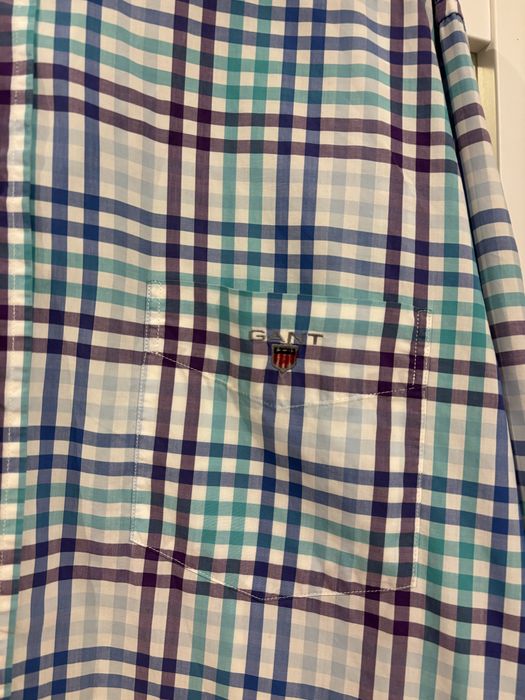 Gant stylowa koszula GANT w kratkę, rozmiar L.