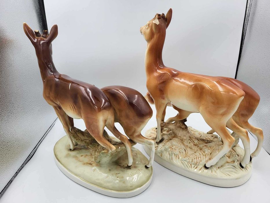 2 sztuki sarny,figurki,Royal Dux,cena za 2 sztuki