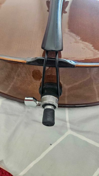 Violoncelo Stentor 1/2 (Revisão Luthier Jean-Yves Matter em 09/2026) + Arco + Mala