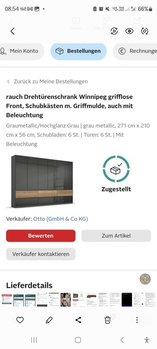 Szafa  duza  potrójna 271x210x56 w połysku antracyt stan bdb