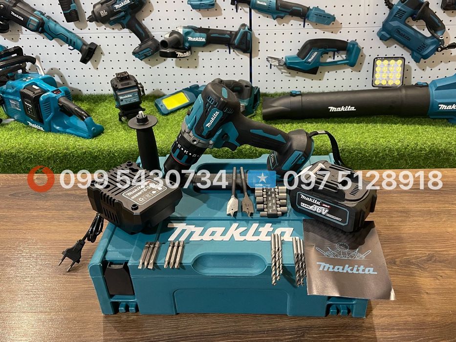 Акумуляторний Шуруповерт Makita DHP485 95Nm. 36V 8Ah з АКБ Шурупокрут