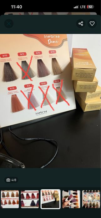 Фарба інебрія окисник inebrya