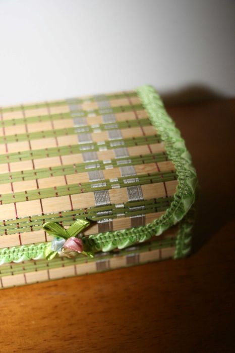 Caixa de Bambu para Decorar/Arrumar