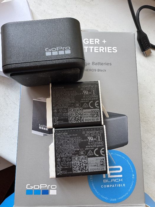 Gopro Dual Battery Charger АКБ Enduro