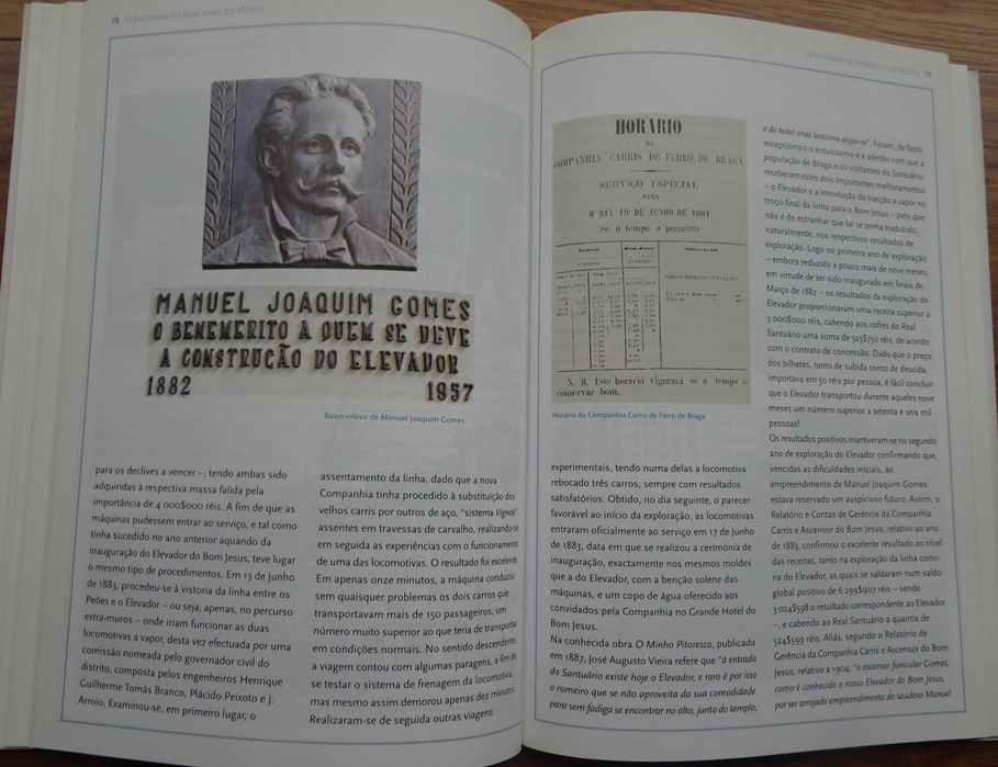 O Elevador do Bom Jesus do Monte (Braga) - 1º Edição 2001