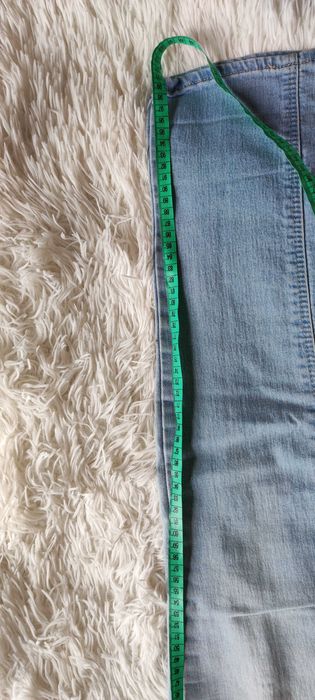 Spodnie damskie L jeans gumowany