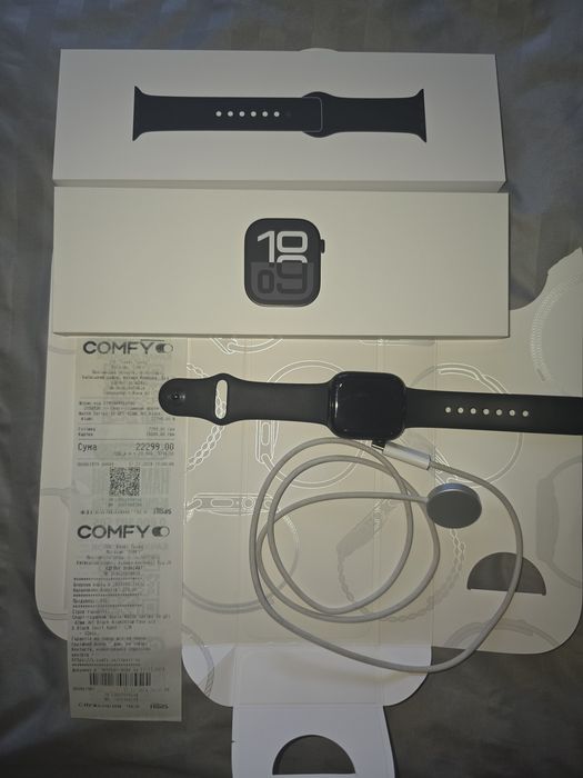 Apple Watch Series 10 42mm Jet Black Aluminum (GPS версія)