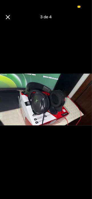 Xbox seres X + 2 comandos + fonhes Hyperx