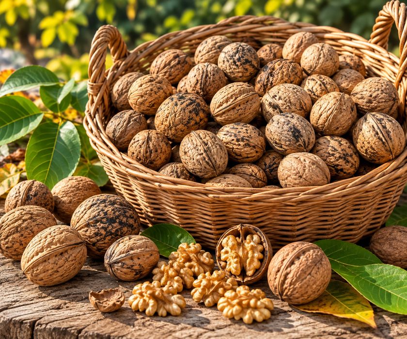 Naturalne orzechy włoskie z tegorocznych zbiorów ! MIX 1 kg