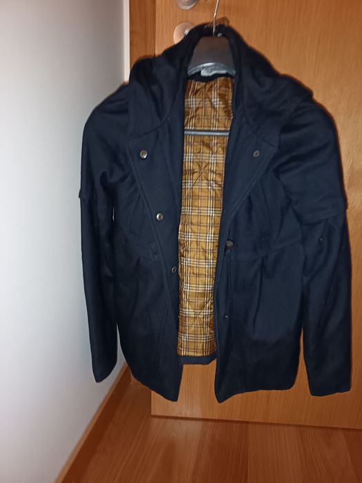 Casaco fazenda, azul escuro.