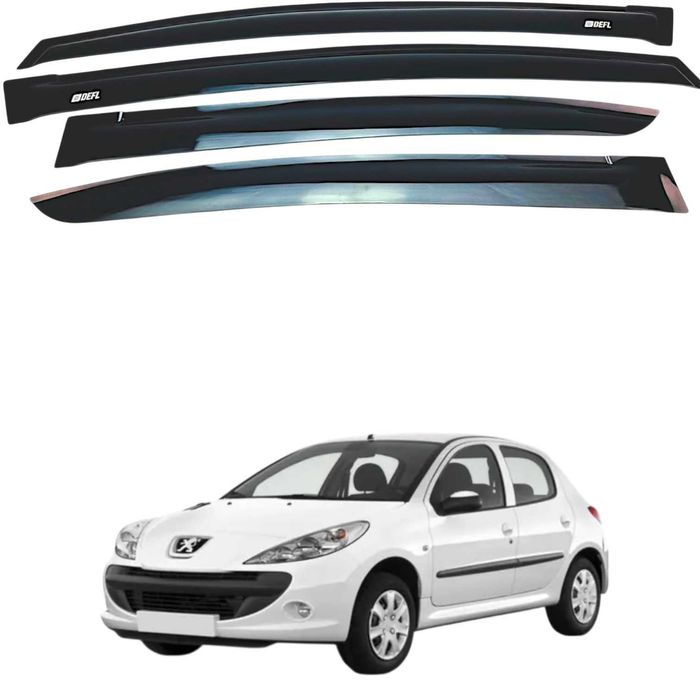 Дефлектори вікон (вітровики) PEUGEOT 207 2006-2014 (Defl)